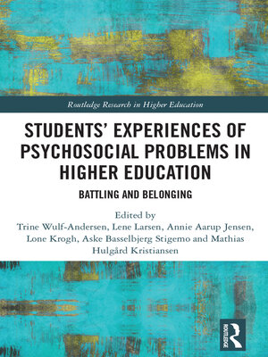 cover image of Students' Experiences of Psychosocial Problems in Higher Education